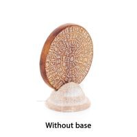 Phaistos Disc: The Unsolved Mystery, Baseless 9cm Decorative Handcrafted Finish, Minoan Civilization Decorative Ceramics 3 - gri