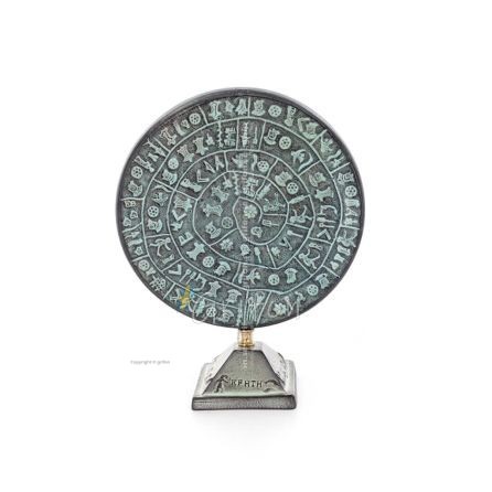 Phaistos Disc: The Unsolved Mystery, based on Crete 10x8cm decorative with Handmade finish, Minoan civilization Decorative Ceram