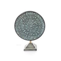 Phaistos Disc: The Unsolved Mystery, based on Crete 10x8cm decorative with Handmade finish, Minoan civilization Decorative Ceram