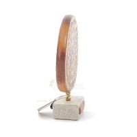 Phaistos Disc: The Unsolved Mystery, baserad pÃ¥ Kreta 18x14cm dekorativ med handgjord finish, minoisk civilisation Dekorativ ker