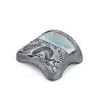 Phaistos Dolphin Disc Base stor 5x10cm dekorativ med handgjord finish, FÃ¶r 431232, 431233, 431234 Dekorativ keramik 6 - grifon.s