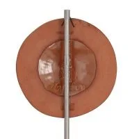 Sun with Zodiac 24cm ceramic decoration with Handmade finish Decorative Ceramics 6 - grifon.se 