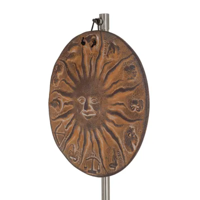 Sol med stjärnkrets 19cm keramisk dekoration med handgjord finish Dekorativ keramik 2 - grifon.se 