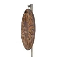 Sun with zodiac circle 19cm ceramic decoration with handmade finish Decorative Ceramics 3 - grifon.se 