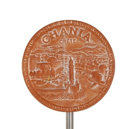 Hanging wall plate 14cm Chania, decorative with Handmade finish, wall-mounted Decorative Ceramics 1 - grifon.se