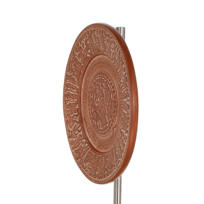 Wall hanging plate 24cm decorative with handmade finish, wall mounted Decorative Ceramics 3 - grifon.se 