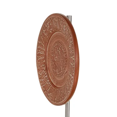 Wall hanging plate 24cm decorative with handmade finish, wall mounted Decorative Ceramics 3 - grifon.se 