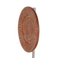 VÃ¤gghÃ¤ngande tallrik 24cm dekorativ med handgjord finish, vÃ¤ggmonterad Dekorativ keramik 3 - grifon.se 