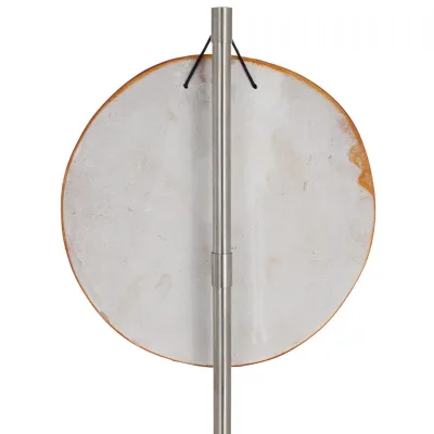 Plattor vägghängande Kreta rund 22cm dekorativ med Handgjord finish, väggmonterad Dekorativ keramik 5 - grifon.se 