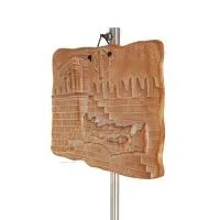 Knossos väggtavlor 16x25cm dekorativa med handgjord finish, väggmonterad Dekorativ keramik 2 - grifon.se 