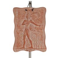 Wall hanging plaques in the shape of a prince 22x18cm decorative with Handmade finish, wall-mounted Decorative Ceramics 1 - grif