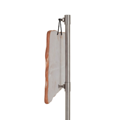 Plack hÃ¤ngande pÃ¥ vÃ¤ggen i form av Taurokathapsia 15x24cm dekorativ med handgjord finish, vÃ¤ggmonterad Dekorativ keramik 3 - gri