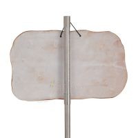 Wall hanging plaques light blue ladies 15x24cm decorative with Handmade finish, wall-mounted Decorative Ceramics 4 - grifon.se 