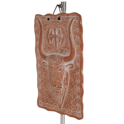 Hologram tjur vÃ¤gghÃ¤ngande plaketter 26x17cm dekorativa med handgjord finish, vÃ¤ggmonterad Dekorativ keramik 2 - grifon.se 