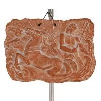 Wall hanging plates Neptune 18x25cm decorative with Handmade finish, wall-mounted Decorative Ceramics 1 - grifon.se 
