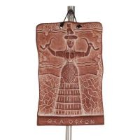 Wall Hanging Plaques Goddess of Snakes, The Goddess of Fertility 17x12cm decorative with Handmade finish, wall hanging Decorativ