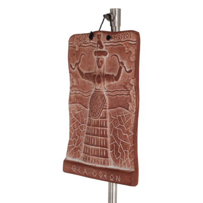 Wall Hanging Plaques Goddess of Snakes, The Goddess of Fertility 17x12cm decorative with Handmade finish, wall hanging Decorativ