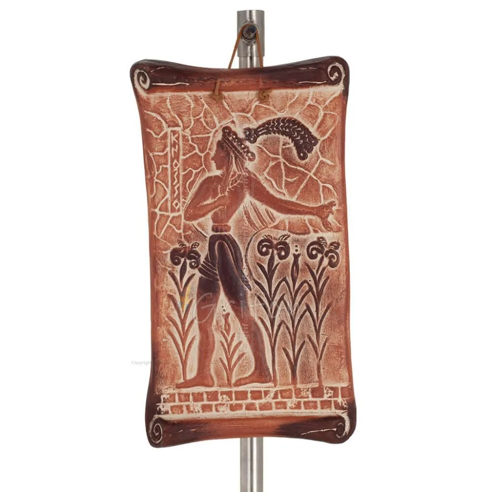 Prince Wall Hanging Plaques 16x12cm Dekorativ med handgjord finish, väggmonterad Dekorativ keramik 1 - grifon.se 