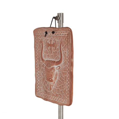 Plaques wall hanging Bulls head 17x23cm decorative with Handmade finish, wall-mounted Decorative Ceramics 2 - grifon.se 