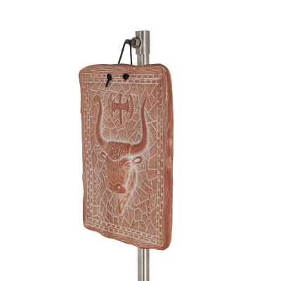 Plaques wall hanging Bulls head 17x23cm decorative with Handmade finish, wall-mounted Decorative Ceramics 2 - grifon.se 