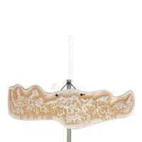 Hängande väggplattor Kreta 12x36cm dekorativa med Handgjord finish, väggmonterad Dekorativ keramik 1 - grifon.se 
