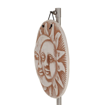 VÃ¤gghÃ¤ngande plaketter, Sun Moon 20cm Dekorativ med handgjord finish, vÃ¤ggmonterad Dekorativ keramik 3 - grifon.se 