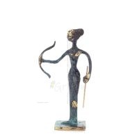 Artemis: The goddess of the hunt, the moon, protector of small children and animals sculpture 14x10cm Bronze decoration Bronze 1