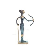 Artemis: Jaktens gudinna, mÃ¥nen, beskyddare av smÃ¥ barn och djur skulptur 14x10cm Bronsdekoration Brons 4 - grifon.se 