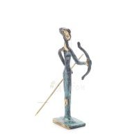 Artemis: The goddess of the hunt, the moon, protector of small children and animals sculpture 14x10cm Bronze decoration Bronze 5