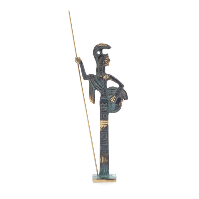 Athena eller Athana eller Athen: Gudinnan av visdom 27 cm med spjut, hjÃ¤lm inspirerad av skulpturkonstverk av Fidias. Brons 3 - 