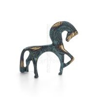 Horse or Steed: irrational, silent but full of fire, energy, motion, 7cm full-body statue, miniature, bronze decorative Bronze 4