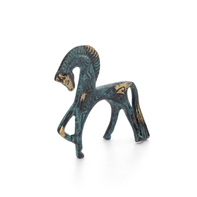 Horse or Steed: irrational, silent but full of fire, energy, motion, 7cm full-body statue, miniature, bronze decorative Bronze 5