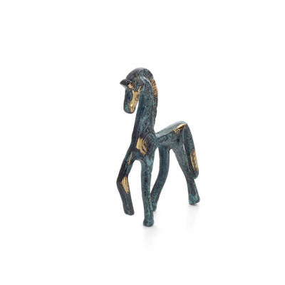 Horse or Steed: irrational, silent but full of fire, energy, motion, 10cm full-body bronze decorative statue Bronze 5 - grifon.s