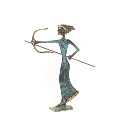 Artemis: Jaktens gudinna, mÃ¥nen, beskyddare av smÃ¥ barn och djur skulptur 205x12cm Bronsdekoration Brons 3 - grifon.se 