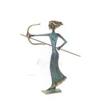 Artemis: Jaktens gudinna, mÃ¥nen, beskyddare av smÃ¥ barn och djur skulptur 205x12cm Bronsdekoration Brons 3 - grifon.se 