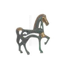 Archaic Horse or Horse: irrational, silent, full of fire, energy, motion, 20 cm inspired by sculpture, statuette, Bronze Bronze 
