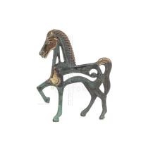 Archaic Horse or Horse: irrational, silent, full of fire, energy, motion, 20 cm inspired by sculpture, statuette, Bronze Bronze 