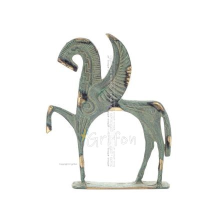 Pegasus, symbol fÃ¶r frihet, energi och inspiration, 23cm, statyett med bas, dekorativ brons Brons 1 - grifon.se 