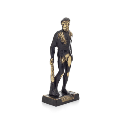 Hercules or Alcaeus or Alcides: The Greatest Hero of the Greeks, Full Length Statue Bronze Ornament, Ancient Greece Bronze 1 - g