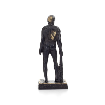 Hercules or Alcaeus or Alcides: The Greatest Hero of the Greeks, Full Length Statue Bronze Ornament, Ancient Greece Bronze 2 - g