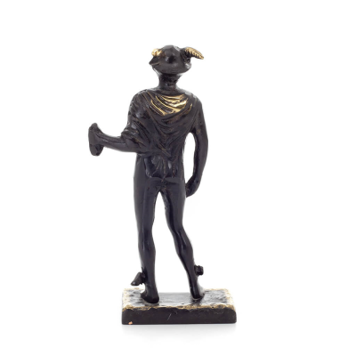 Hermes: The Messenger of the Gods, 19x8cm Full-length statue Bronze ornament, ancient Greece Bronze 4 - grifon.se 