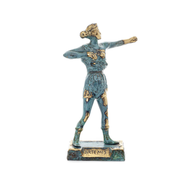 Artemis: The goddess of the hunt, the moon, protector of small children and animals 20x11cm statue Bronze decorative Bronze 1 - 