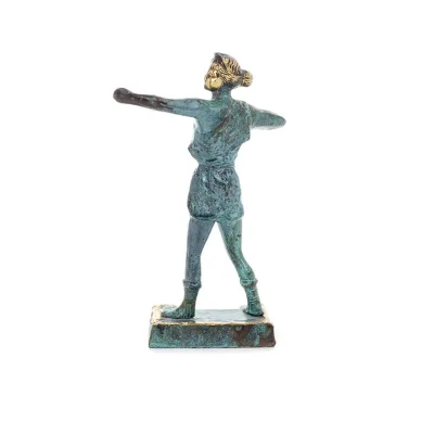 Artemis: Jaktens gudinna, månen, beskyddare av små barn och djur 20x11cm staty Brons dekorativ Brons 4 - grifon.se 