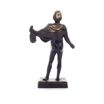 Apollo, the god of music, light, and protector of arts, 19x11 cm Full-body bronze decorative statue Bronze 4 - grifon.se 