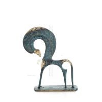 Horse or Steed: irrational, silent yet full of fire, energy, motion, 11 cm base - a bronze decorative statuette Bronze 1 - grifo