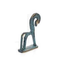 Horse or Steed: irrational, silent yet full of fire, energy, motion, 7 cm, miniature, with base - a bronze decorative statuette 
