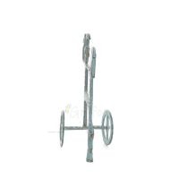 Athena eller Athana eller Athene: Vishetens gudinna 18 cm pÃ¥ en vagn med en hjÃ¤lm och en uggla i handen, helkropps bronsdekorati