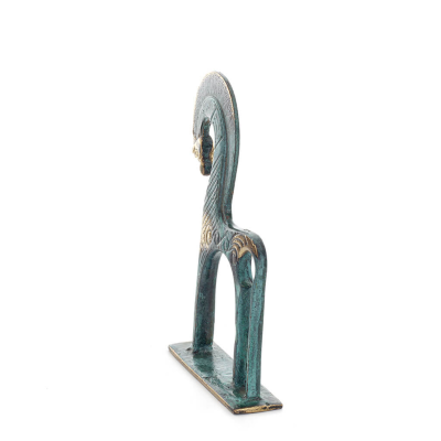 Horse or Steed: irrational, silent yet full of fire, energy, motion, 17cm base - a bronze decorative statuette Bronze 2 - grifon