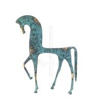 Horse or Steed: irrational, silent but full of fire, energy, motion, 22cm full-body bronze decorative statue Bronze 1 - grifon.s