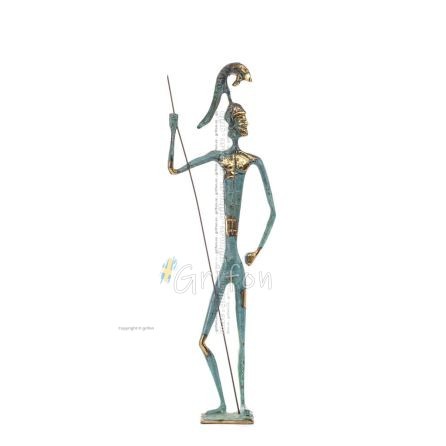 Achilles: the Invulnerable Warrior and King of the Myrmidons 42cm Full Body Statue Bronze Ornament, Ancient Greece Bronze 1 - gr